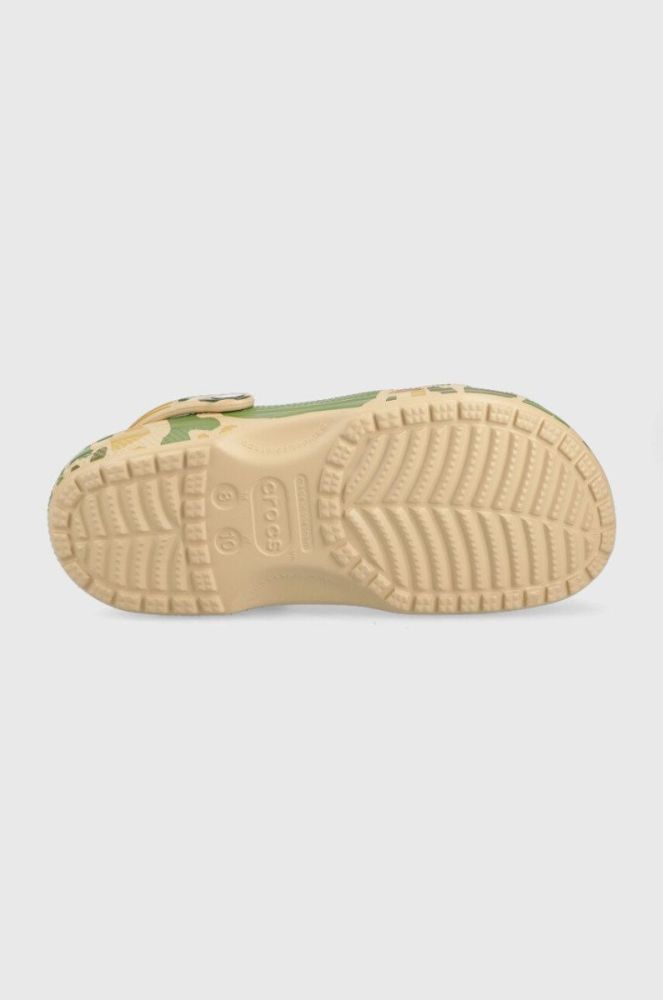 Шльопанці Crocs Classic Printed Camo Clog чоловічі колір зелений 206454 206454.2Y6.M-CHAI.TAN фото 5