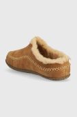 Замшеві тапочки Sorel Lanner Ridge колір коричневий