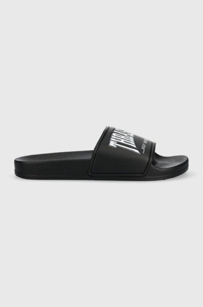 Шльопанці HUF X Trasher чоловічі колір чорний фото 2