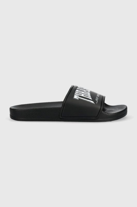 Шльопанці HUF X Trasher чоловічі колір чорний фото 2