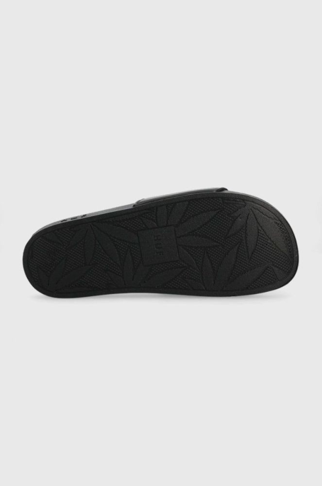 Шльопанці HUF X Trasher чоловічі колір чорний фото 3