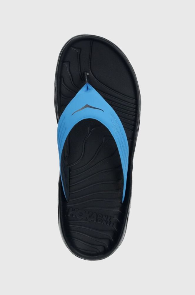 В'єтнамки Hoka One One Ora Recovery Flip чоловічі колір блакитний фото 4