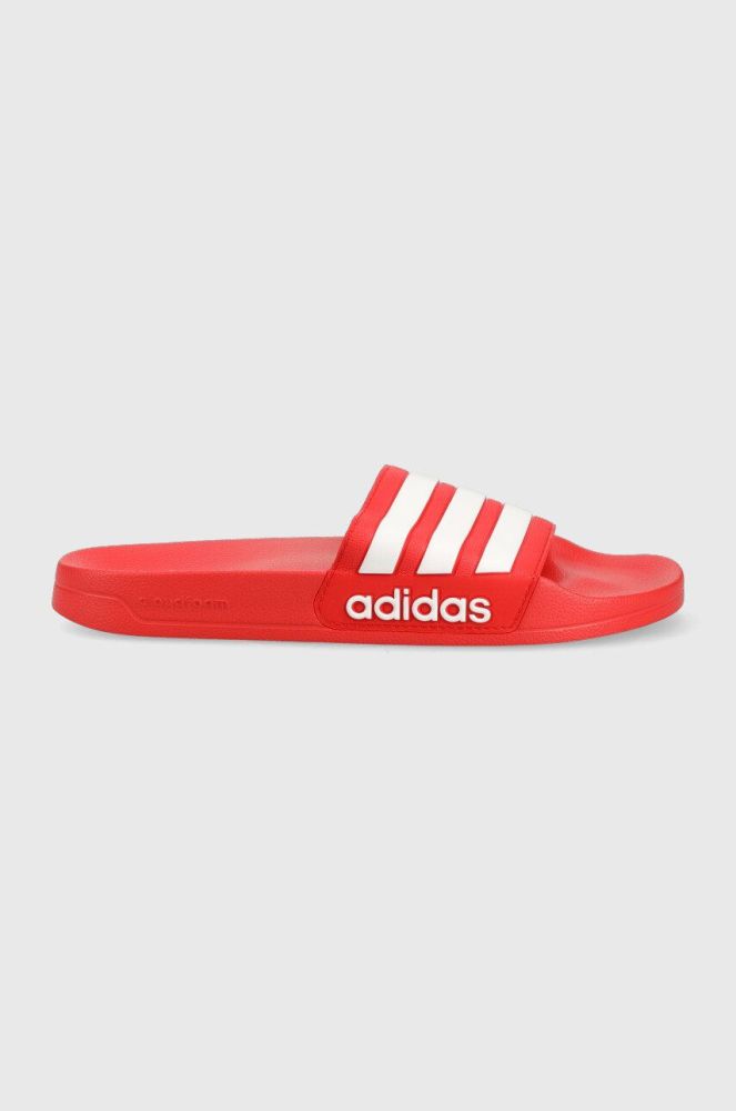 Шльопанці adidas колір червоний (2629189)