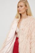 Куртка Twinset жіноча колір рожевий перехідна
