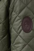 Куртка Polo Ralph Lauren жіноча колір зелений перехідна (2650799)