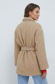 Пальто з домішкою вовни United Colors of Benetton колір бежевий перехідний (2804127)