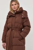 Пухова куртка Ivy Oak жіноча колір коричневий зимова