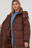 Пухова куртка Ivy Oak жіноча колір коричневий зимова