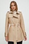 Пальто Morgan жіночий колір бежевий перехідний Пальто Morgan жіночий колір бежевий перехідний