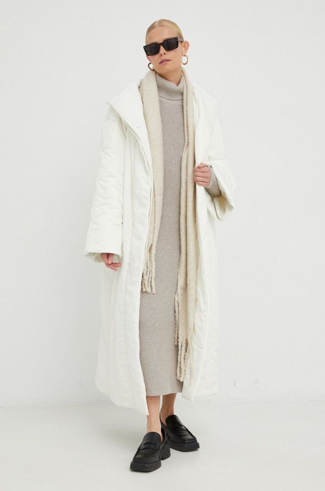 Куртка By Malene Birger жіноча колір білий перехідна