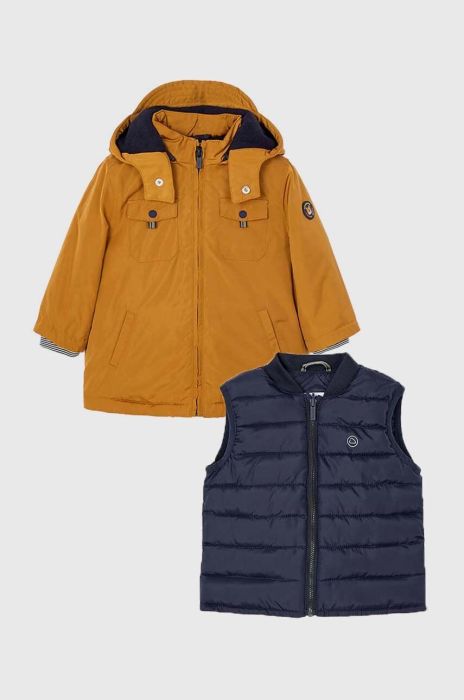 Дитяча куртка Mayoral колір коричневий (2691362)