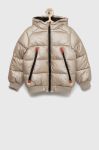 Дитяча куртка United Colors of Benetton колір золотий