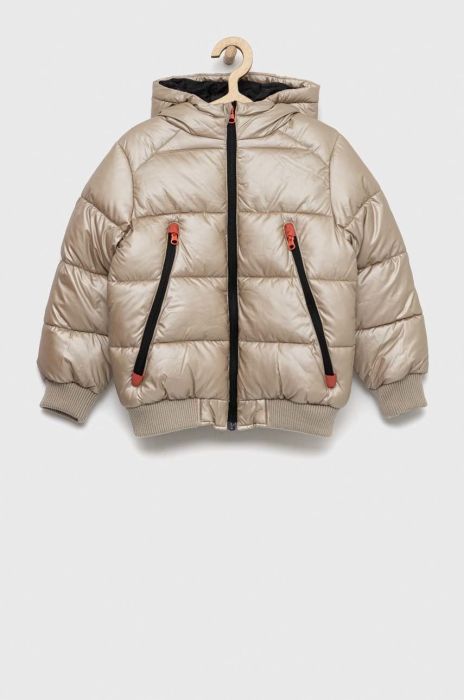 Дитяча куртка United Colors of Benetton колір золотий