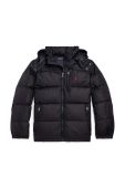 Дитяча пухова куртка Polo Ralph Lauren колір чорний