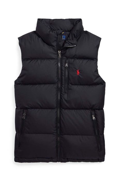Пухова дитяча безрукавка Polo Ralph Lauren колір чорний (2712788)