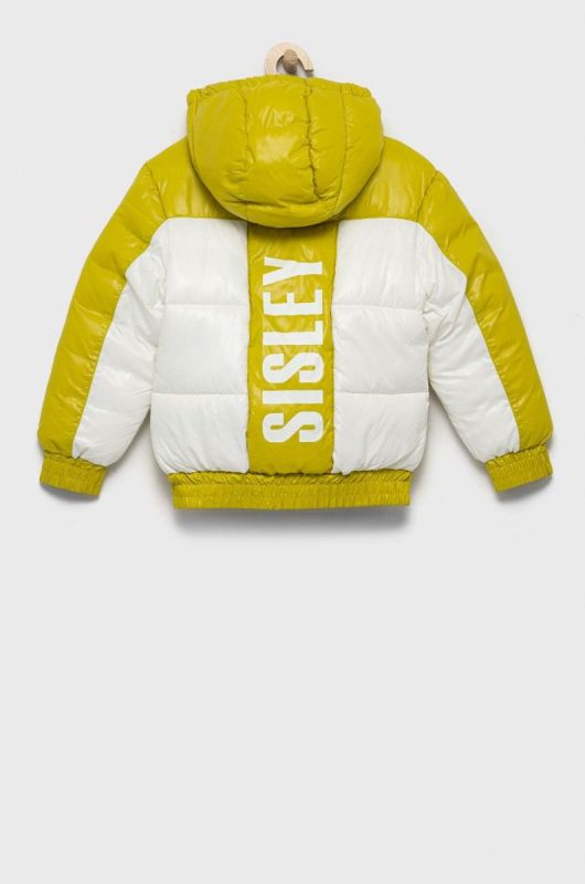 Дитяча куртка Sisley колір зелений фото 2