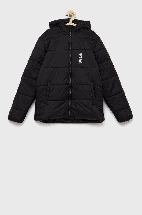 Дитяча куртка Fila колір чорний