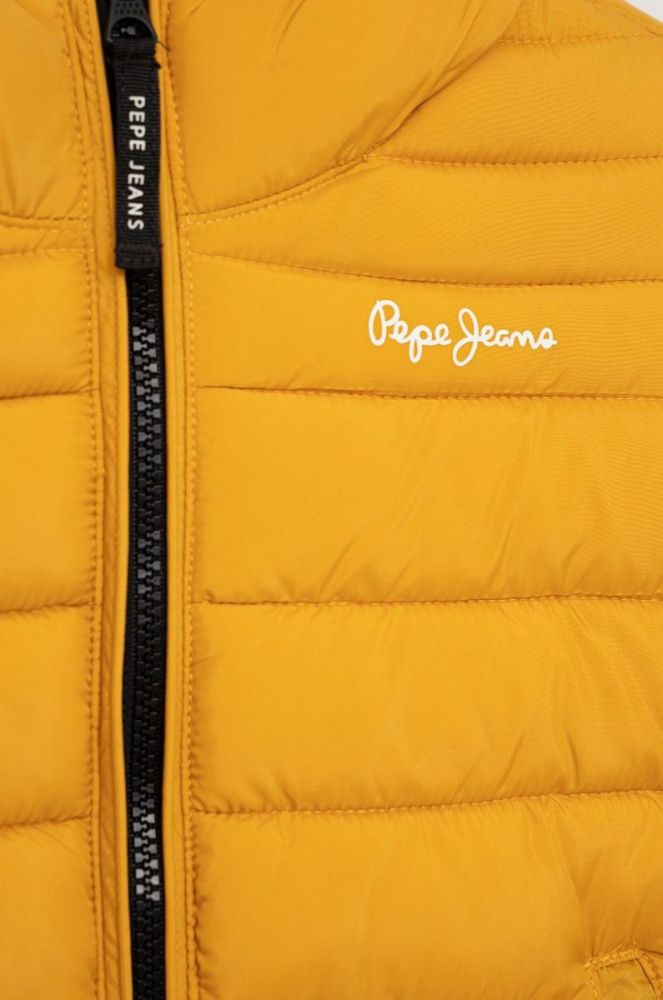 Дитяча куртка Pepe Jeans Greystoke колір жовтий фото 3