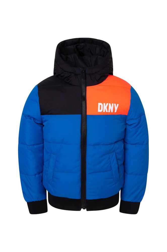 Дитяча двостороння куртка Dkny колір блакитний (2612799)