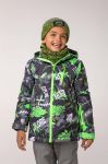 Дитяча гірськолижна куртка Lemon Explore колір зелений