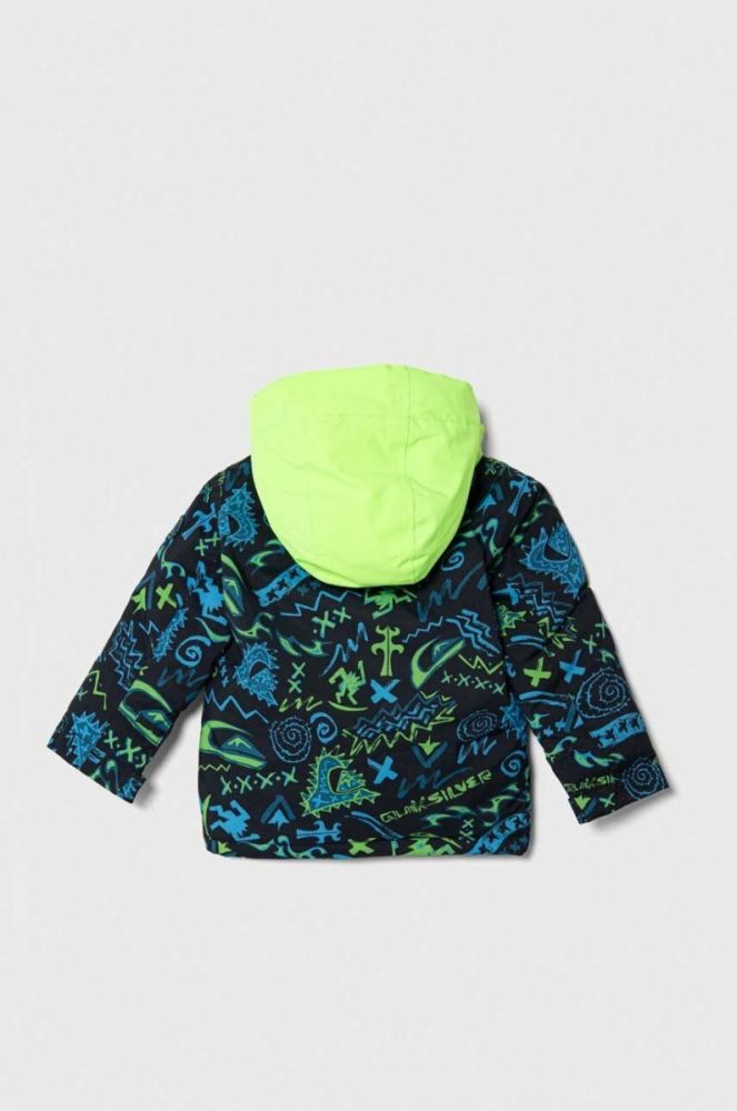 Дитяча гірськолижна куртка Quiksilver колір зелений фото 2