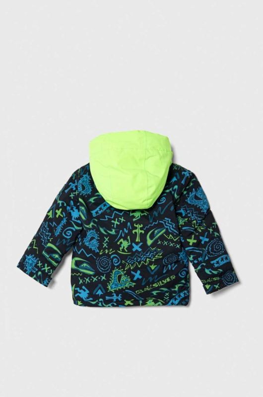 Дитяча гірськолижна куртка Quiksilver колір зелений фото 2