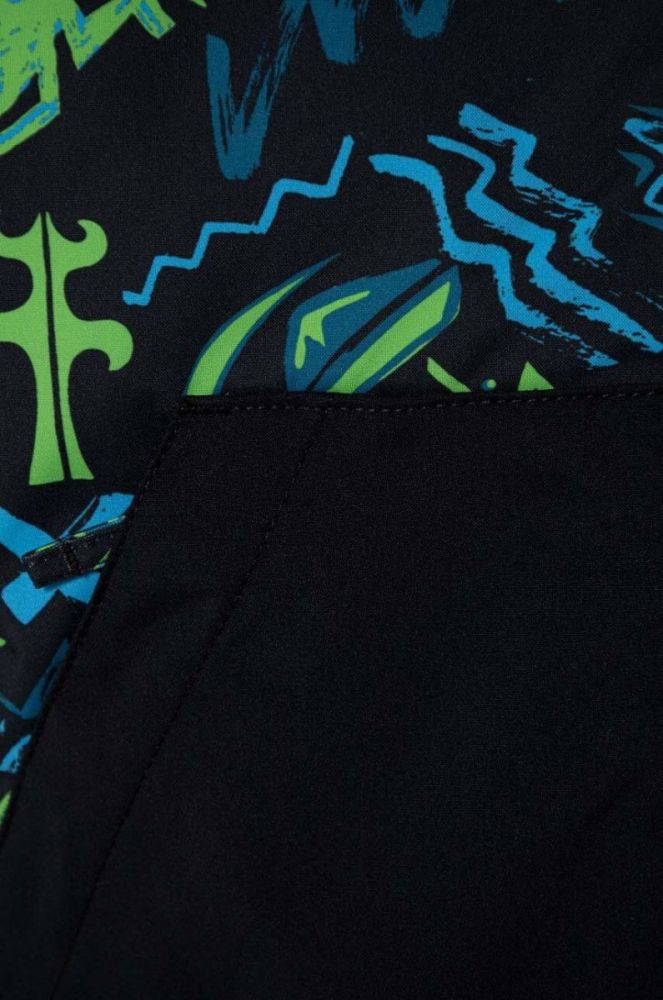 Дитяча гірськолижна куртка Quiksilver колір зелений фото 3