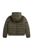 Дитяча двостороння пухова куртка BOSS колір зелений