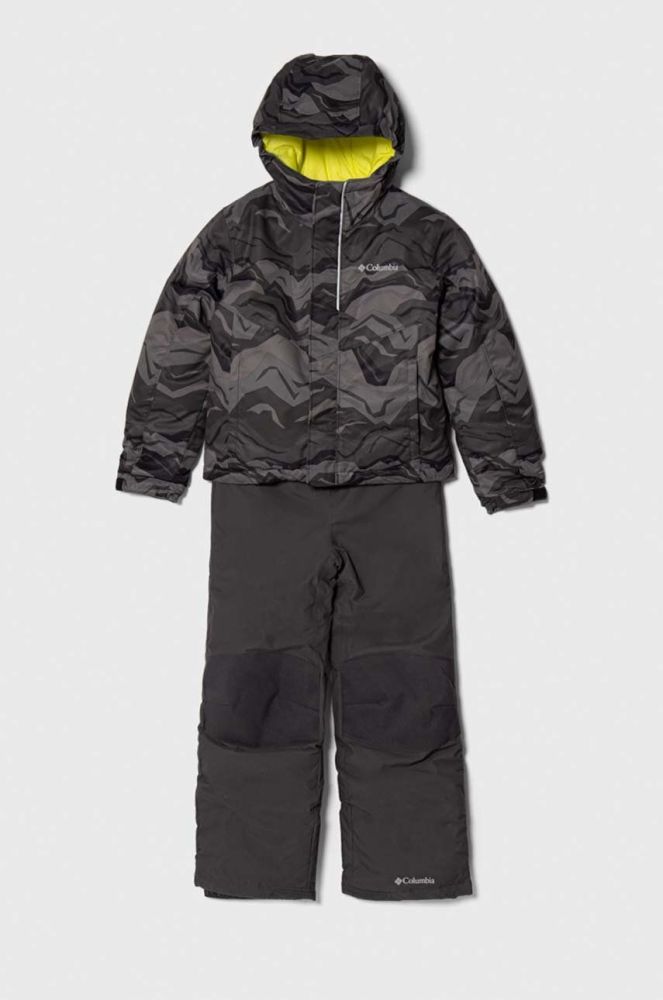 Дитяча куртка і комбінезон Columbia колір чорний