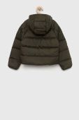 Дитяча двостороння пухова куртка The North Face колір зелений
