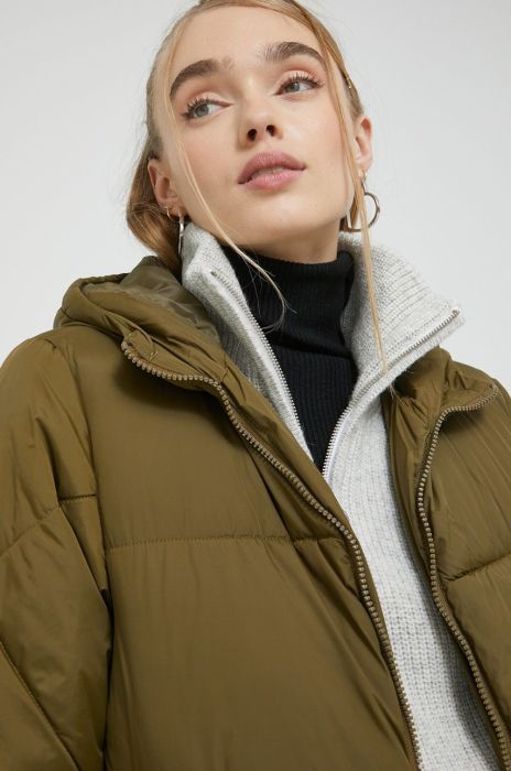 Куртка JDY жіноча колір зелений перехідна (2782188)