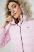 Пухова куртка Tommy Jeans жіноча колір фіолетовий зимова (2500342)