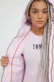 Куртка Tommy Jeans жіноча колір фіолетовий зимова