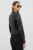 Куртка Guess жіноча колір чорний перехідна (2484950)