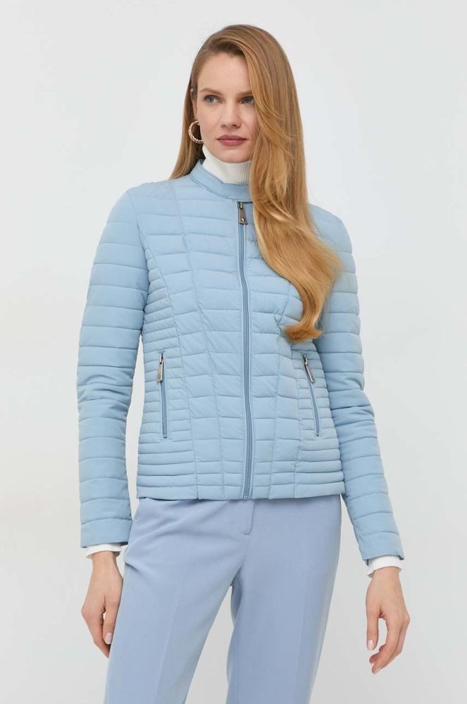 Куртка Guess жіноча перехідна колір блакитний (2835636)