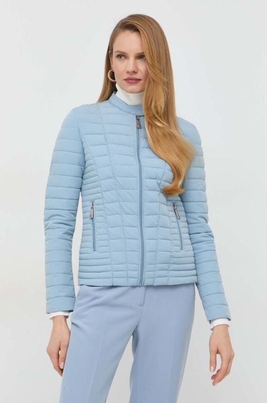 Куртка Guess жіноча перехідна колір блакитний (2835636)