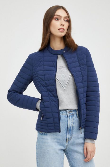 Куртка Guess жіноча колір синій перехідна (2444790)