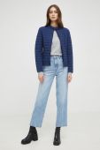 Куртка Guess жіноча колір синій перехідна (2444790)