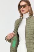Куртка Guess жіноча колір зелений перехідна (2444778)