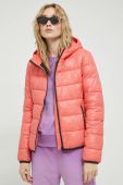 Куртка HUGO жіноча колір помаранчевий перехідна
