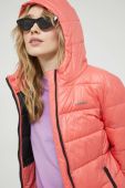Куртка HUGO жіноча колір помаранчевий перехідна