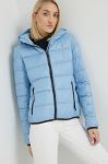 Куртка HUGO жіноча колір бірюзовий перехідна