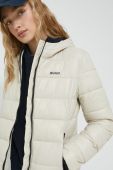 Куртка HUGO жіноча колір бежевий перехідна