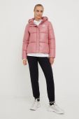 Куртка EA7 Emporio Armani жіноча колір рожевий зимова (2567802)