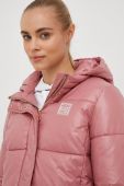 Куртка EA7 Emporio Armani жіноча колір рожевий зимова (2567802)