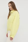 Куртка BOSS жіноча колір жовтий перехідна oversize