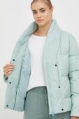 Пухова куртка Reebok жіноча колір зелений зимова