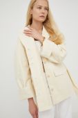 Куртка Samsoe Samsoe жіноча колір бежевий перехідна (2500381)