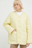 Куртка Samsoe Samsoe жіноча колір жовтий перехідна