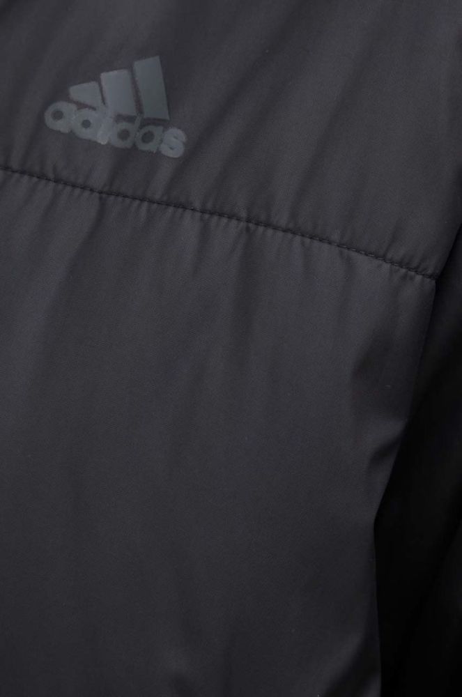 Куртка adidas Performance жіноча колір чорний перехідна фото 6